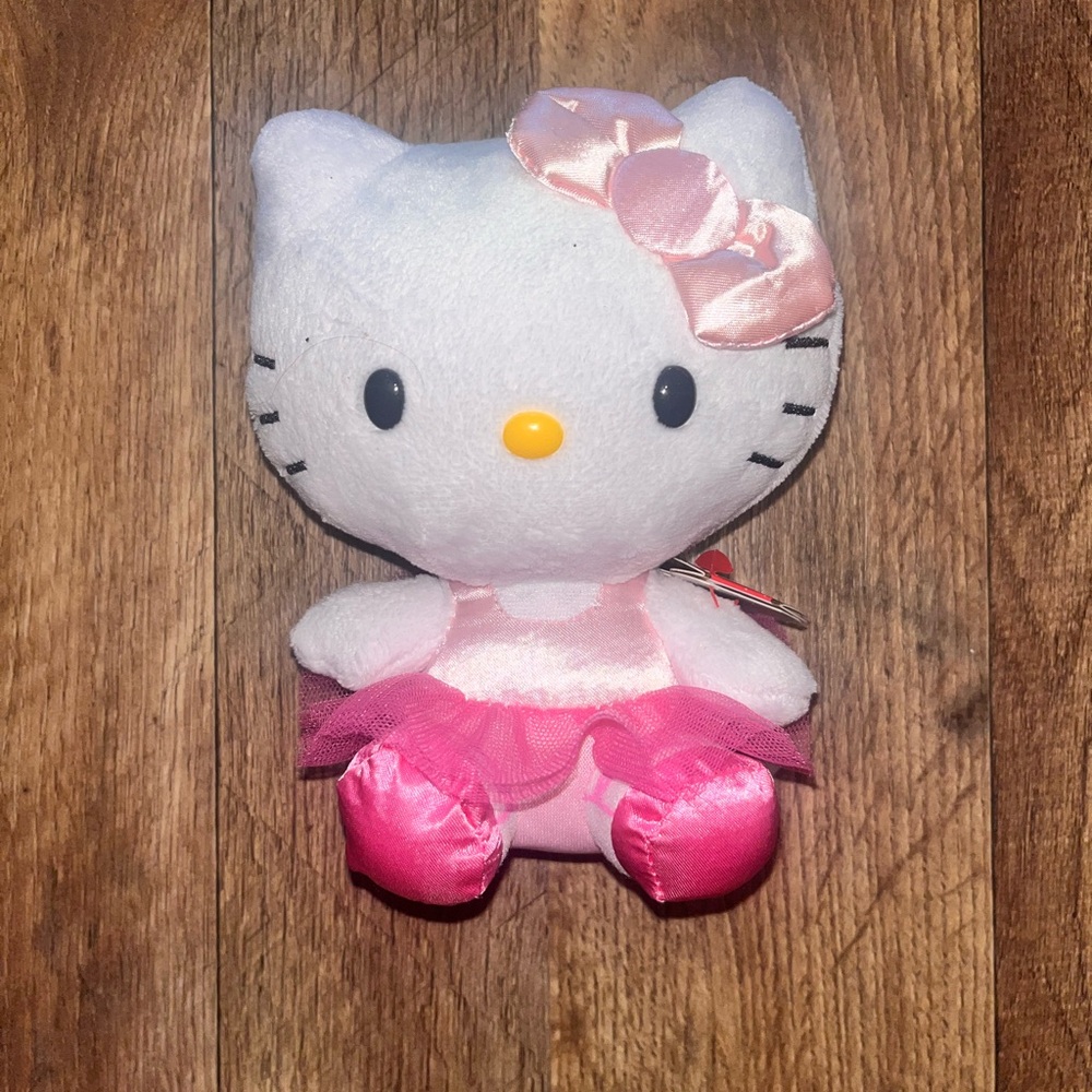 Ty Stuffed Animal with Pink and White Colors